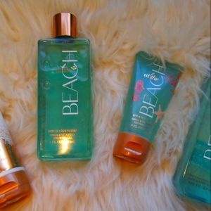 At The Beach Bath And Body Works 4 Piece Set Shower Gel